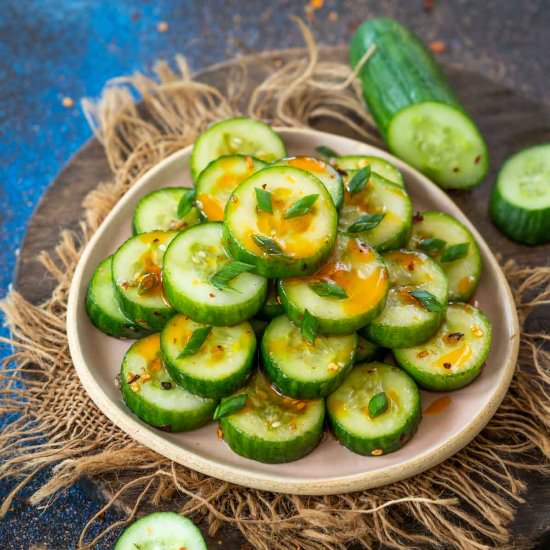 Din Tai Fung Cucumber Salad - Recipe photo by Whiskaffair