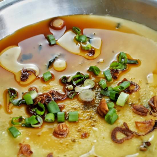 Steamed egg recipe - Recipe photo by Taste of Asian Food