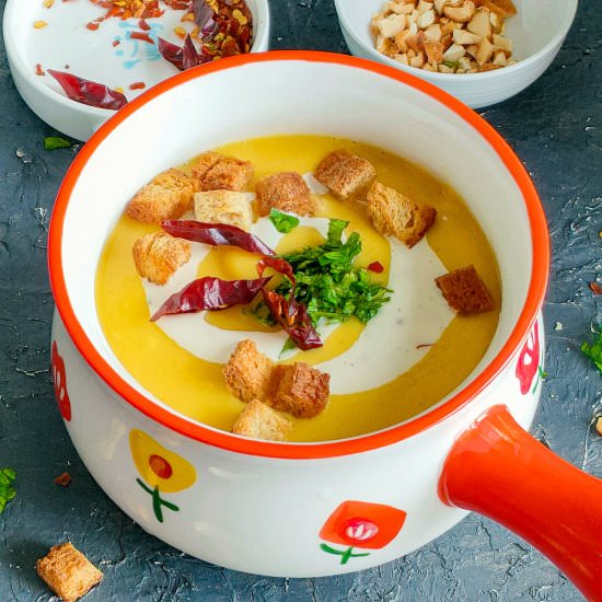 Spicy Cauliflower Soup (no cream) - Recipe photo by Sheeba@gohealthy