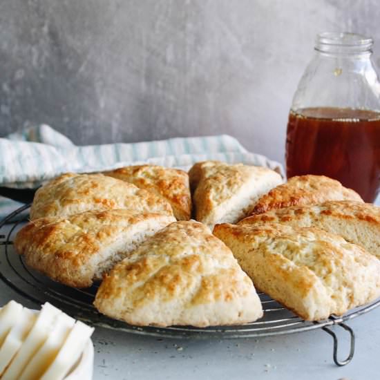 Honey Scones - Recipe photo by thefigjar