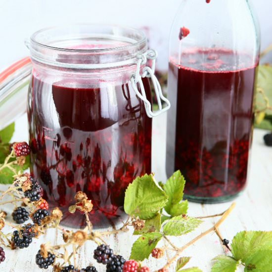 Blackberry Vinegar - Recipe photo by angiesrecipes