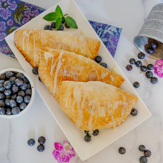 Quick and Easy Blueberry Turnovers - Recipe photo by House of Elyn Ryn