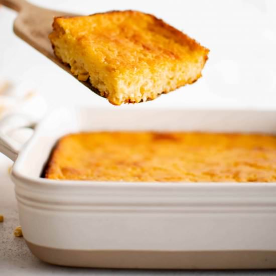 Jiffy Cornbread Casserole - Recipe photo by theforkedspoon