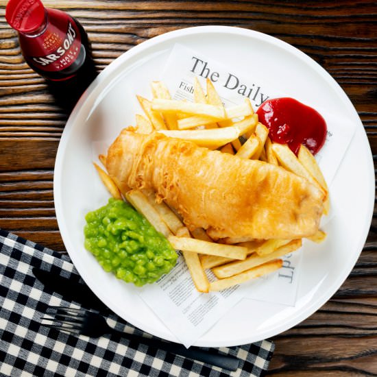 Chip Shop Style Battered Fried Fish - Recipe photo by Brian Jones