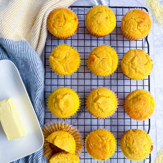 Best Easy Cornbread Muffins - Recipe photo by Tastefully Grace