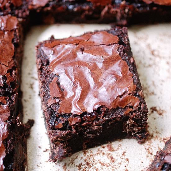 Cocoa fudge brownies - Recipe photo by evabakes