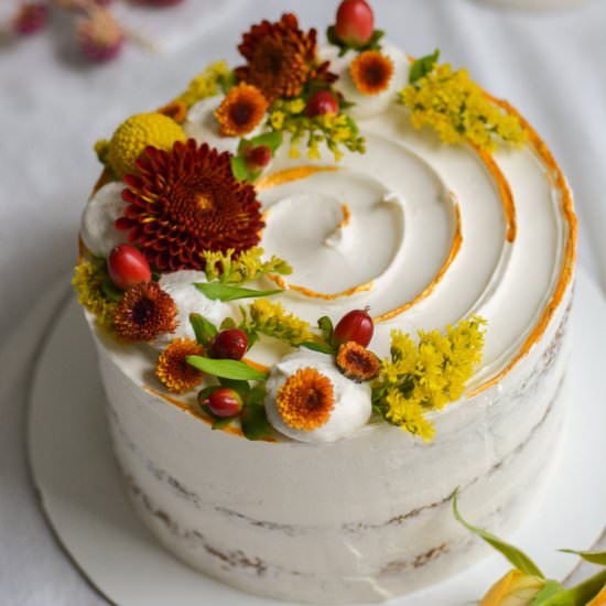 Vegan Maple Bourbon Buttercream - Recipe photo by earthly provisions