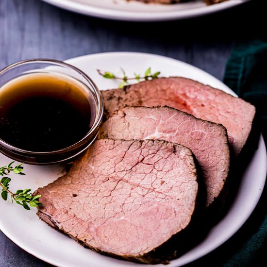 Sous Vide Eye of Round - Recipe photo by Went Here 8 This