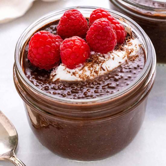 Chocolate Chia Pudding - Recipe photo by Jessica Gavin