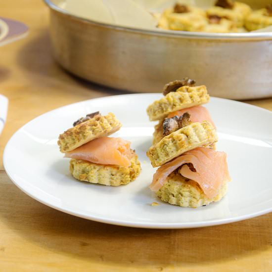 Mini Walnut Scones - Recipe photo by Hungry PeePor