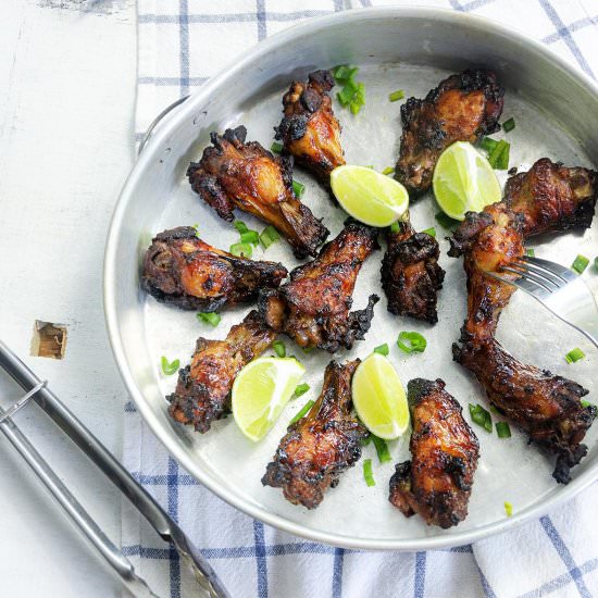 Five-Spice Chicken Drumlets - Recipe photo by Hungry PeePor