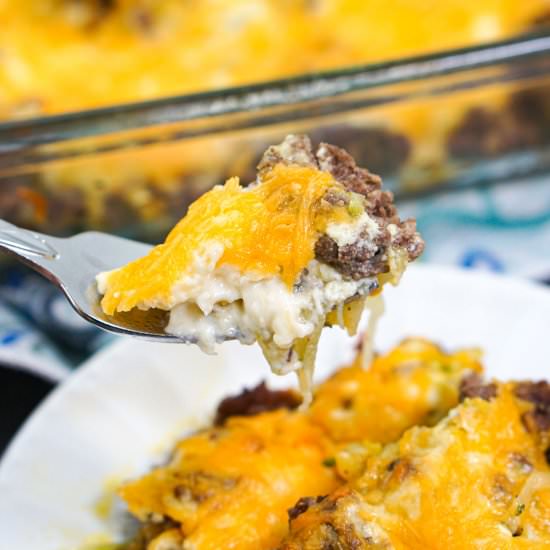 Keto Zucchini Hamburger Casserole - Recipe photo by MyLifeCookbook