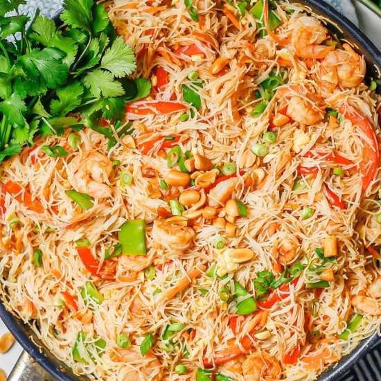 Shrimp Pad Thai - Recipe photo by Family Food on the Table