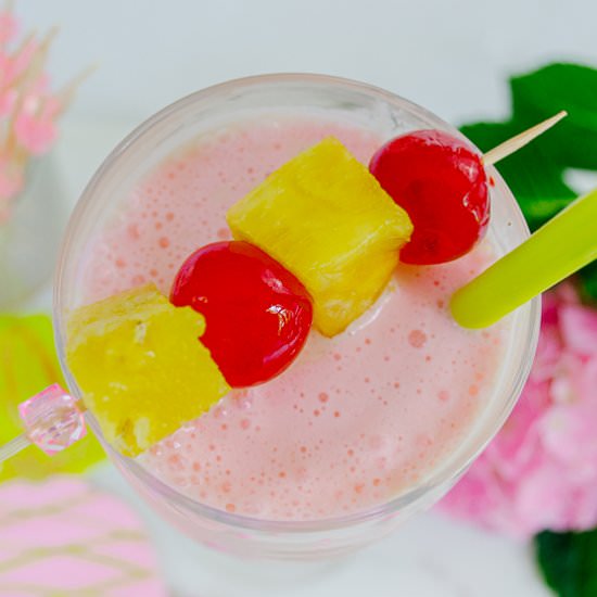 Pink Pineapple Shake - Recipe photo by House of Elyn Ryn