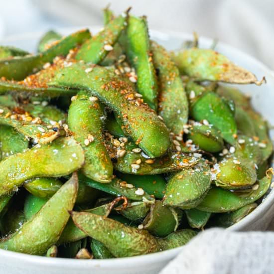 Air Fryer Edamame - Recipe photo by Sixhungryfeet