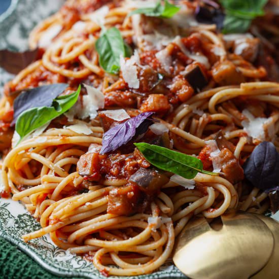 Easy Pasta alla Norma - Recipe photo by vibrantplate