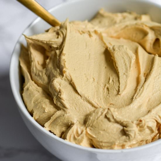 Vegan Brown Sugar Frosting - Recipe photo by earthly provisions