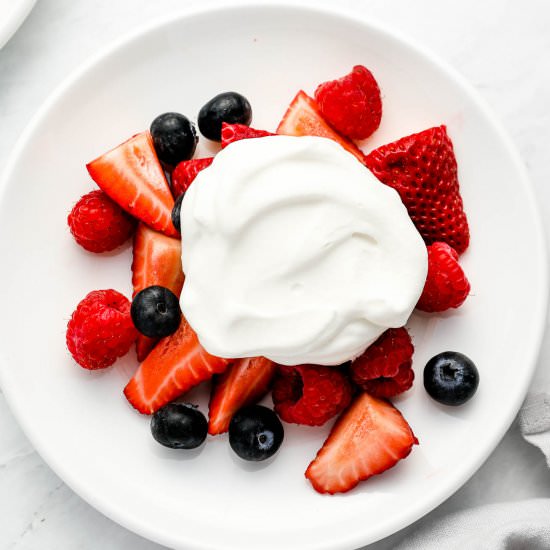 How to Make Coconut Whipped Cream - Recipe photo by The Endless Meal