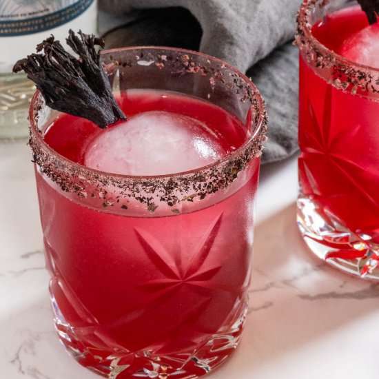 Hibiscus Margarita - Recipe photo by The Endless Meal