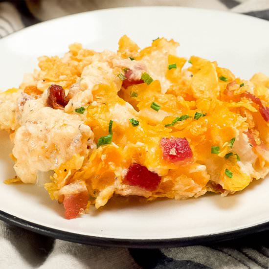 Cheesy Potato Casserole Recipe - Recipe photo by KeyToMyLime