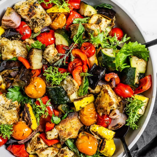 Grilled Vegetable Salad - Recipe photo by The Endless Meal