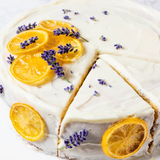 Lemon Lavender Cake - Recipe photo by The Endless Meal