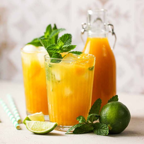 Mango Mocktail With Sprite - Recipe photo by yummynotes