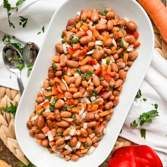 Pinto Bean Salad - Recipe photo by Spain on a Fork