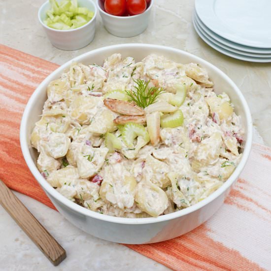 Crab Meat Pasta Salad - Recipe photo by anothertablespoon
