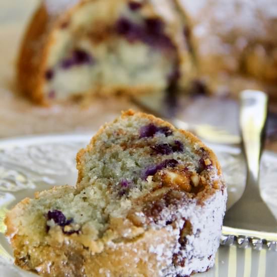 Blueberry Sour Cream Coffee Cake - Recipe photo by lanebakery
