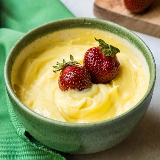 Vanilla Pastry Cream - Recipe photo by Chef Molly