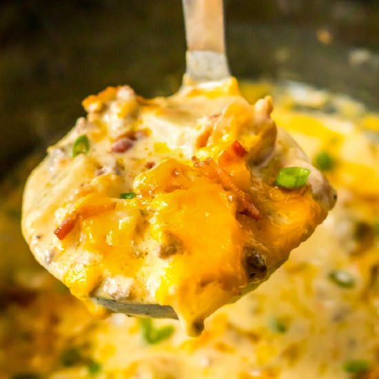 Bacon Cheeseburger Soup - Recipe photo by OnMyKidsPlate