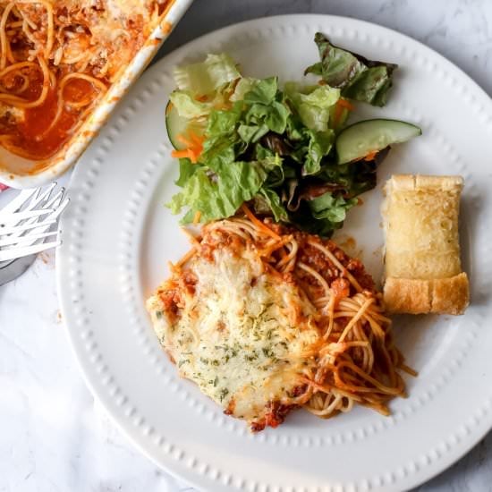 Million Dollar Baked Spaghetti - Recipe photo by nicolenared
