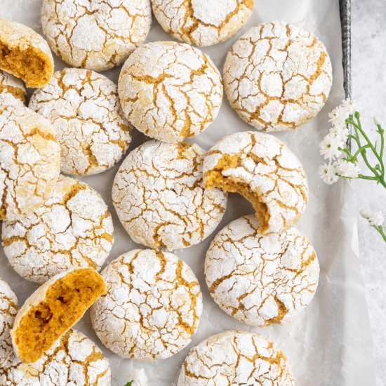 Pumpkin Crinkle Cookies - Recipe photo by marshasbakingaddiction