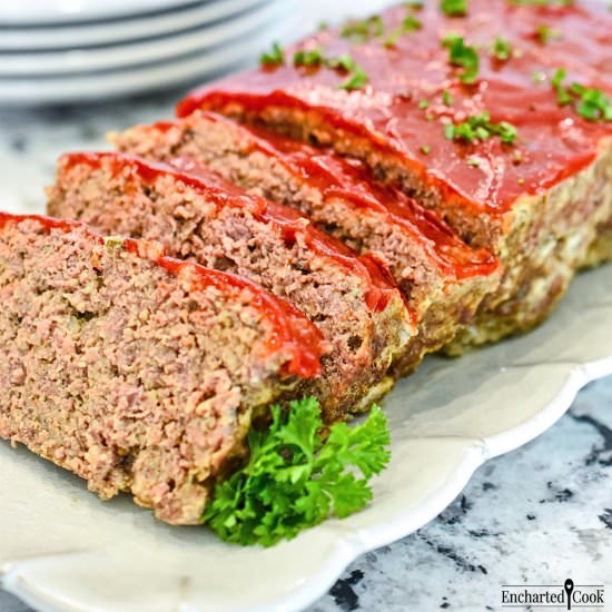 Low Sodium Meatloaf - Recipe photo by Encharted Cook