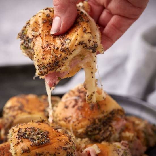 Ham and Cheese Sliders - Recipe photo by Barbara Curry