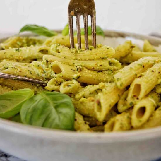 Penne Pesto - Recipe photo by SweetCaramelSunday