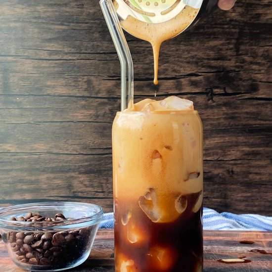Shaken Espresso aka Freddo Espresso - Recipe photo by Thirst Priority