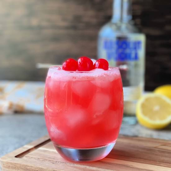 Easy Cherry Vodka Sour - Recipe photo by Thirst Priority
