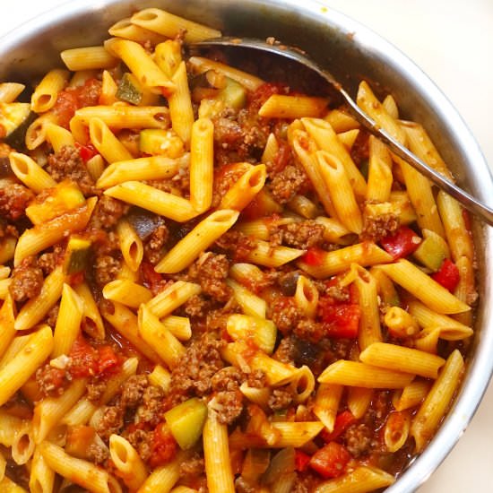 Veggie Meat Sauce - Recipe photo by Keeping It Simple Blog