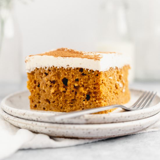 Pumpkin Tres Leches Cake - Recipe photo by marshasbakingaddiction