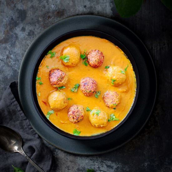 Zucchini Kofta Curry - Recipe photo by livingsmartandhealthy