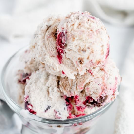Black Forest Ice Cream - Recipe photo by fitandfull