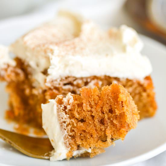 Vegan Maple Sweet Potato Cake - Recipe photo by earthly provisions