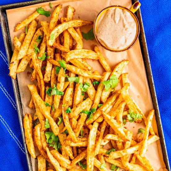 Masala Fries (Pakistani Style) - Recipe photo by nowdelish