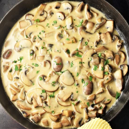 Simple Mushroom Sour Cream Sauce - Recipe photo by everydayhealthyrecipes