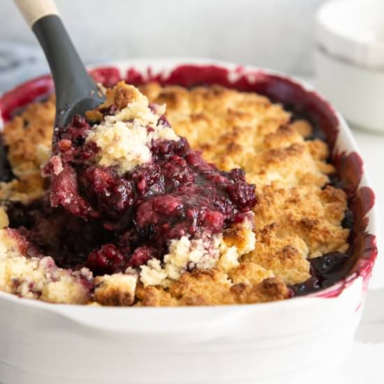 Blackberry Cobbler - Recipe photo by theforkedspoon