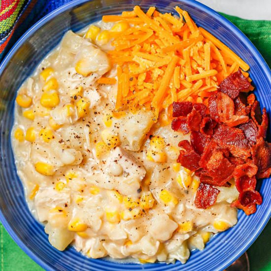 Chicken Corn Chowder - Recipe photo by Family Food on the Table