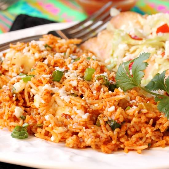 Enchilada Sauce Rice - Recipe photo by CouponClippingCook