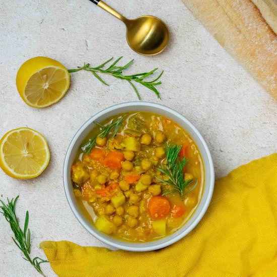 Garbanzo Bean Soup - Recipe photo by JawnsICooked